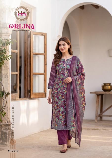 Alok suit orlina printed dress material wholesale